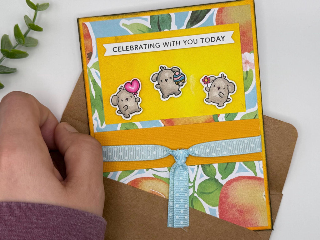 Handmade Celebration Card | Cute Dog Birthday Card
