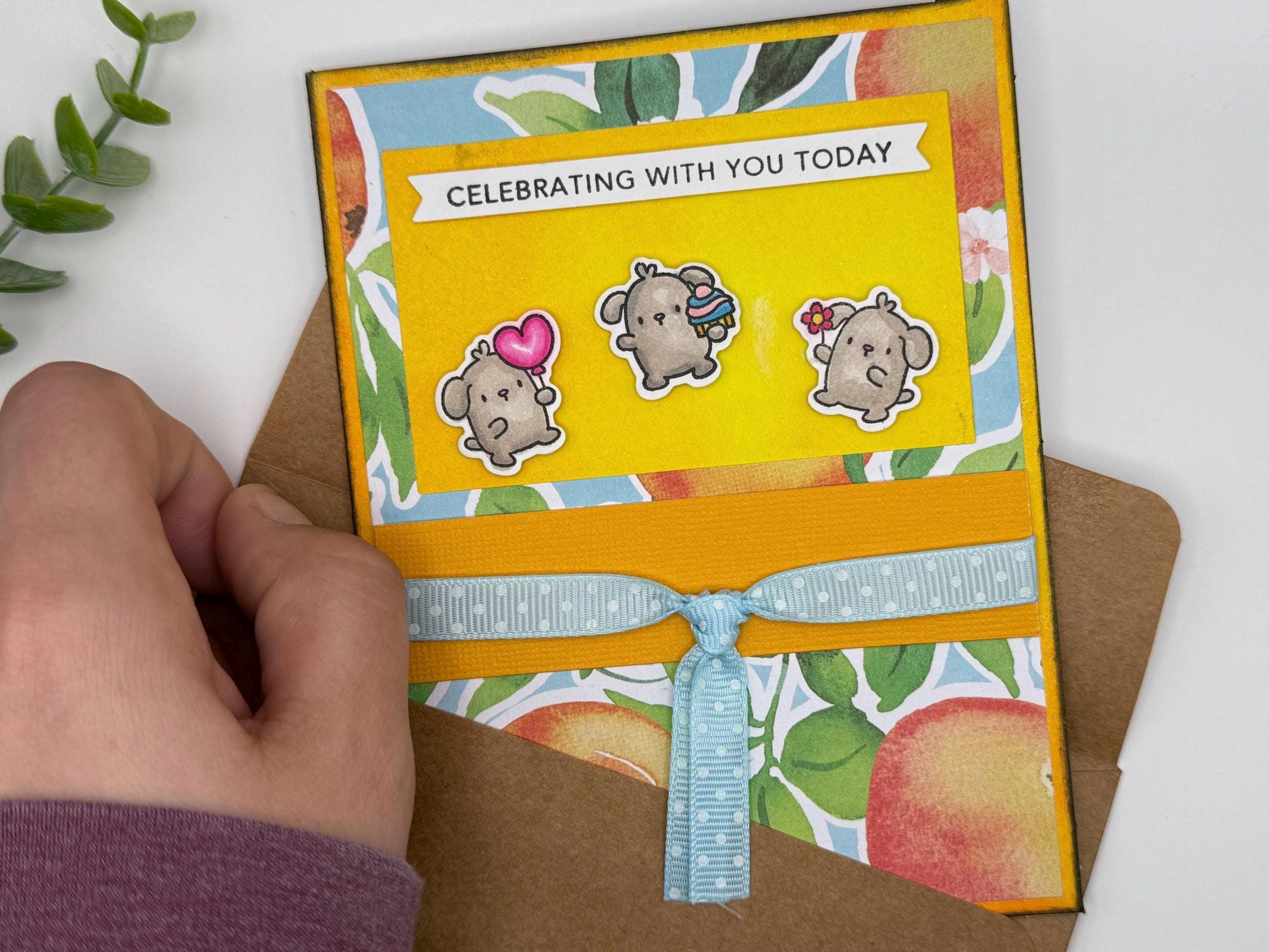 Handmade Celebration Card | Cute Dog Birthday Card