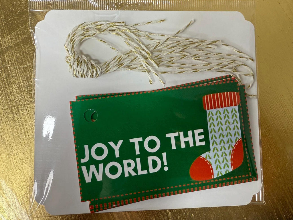 Handmade Christmas Gift Tag Set: Festive Holiday Labels