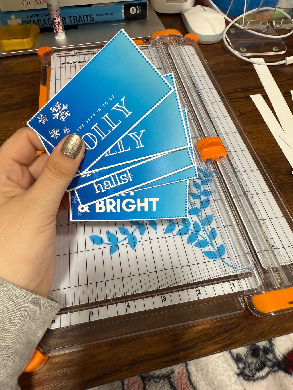 Blue Printable Winter Gift Tags | Digital Download PDF