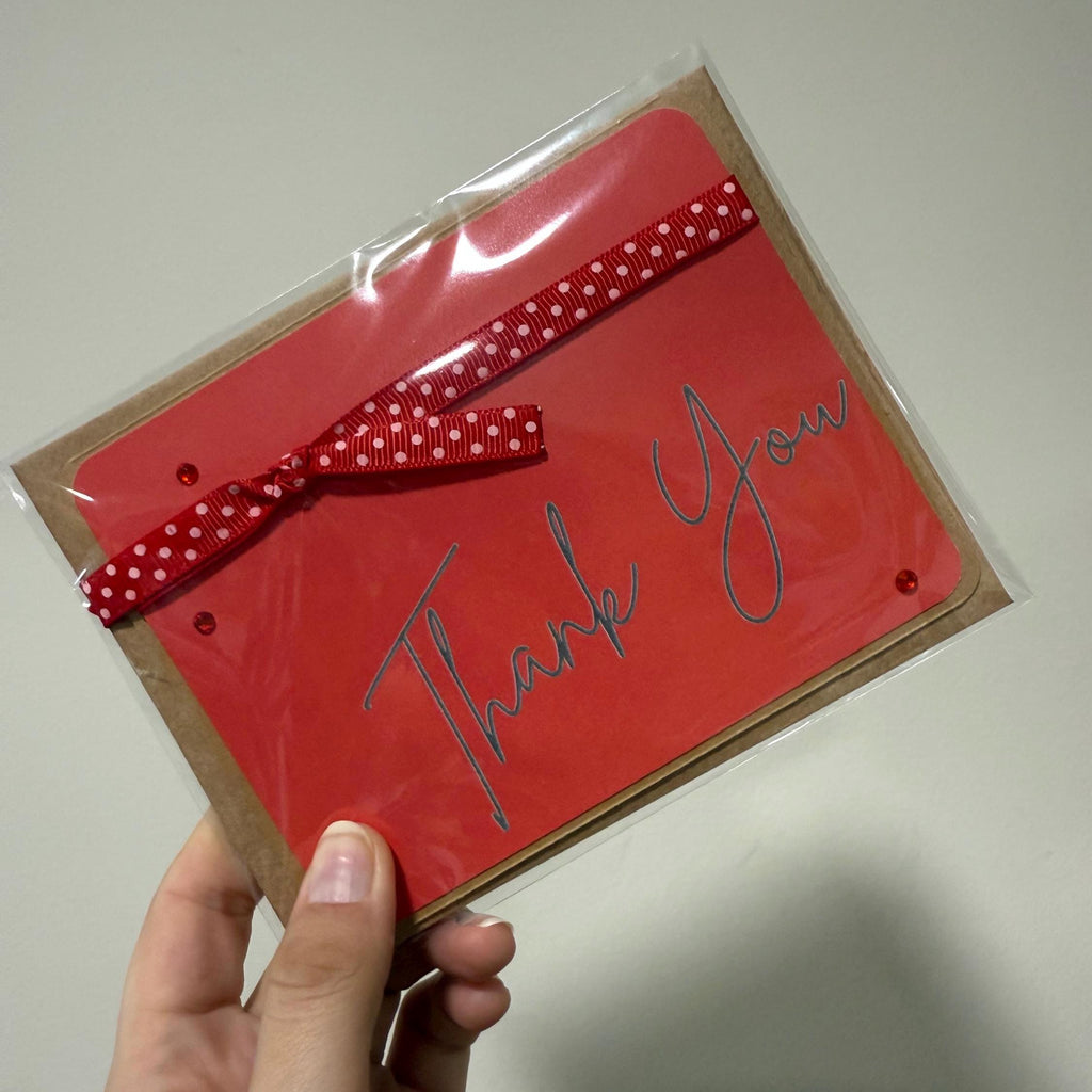 Rainbow Thank You Card Set | 6 Handmade Designs in Vibrant Colors