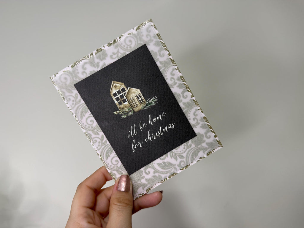 I'll Be Home For Christmas Card | Handmade Greeting Card