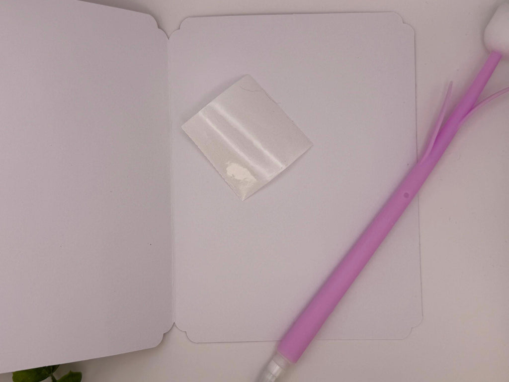 Baby Girl, Pink Bear | Handmade New Baby Greeting Card