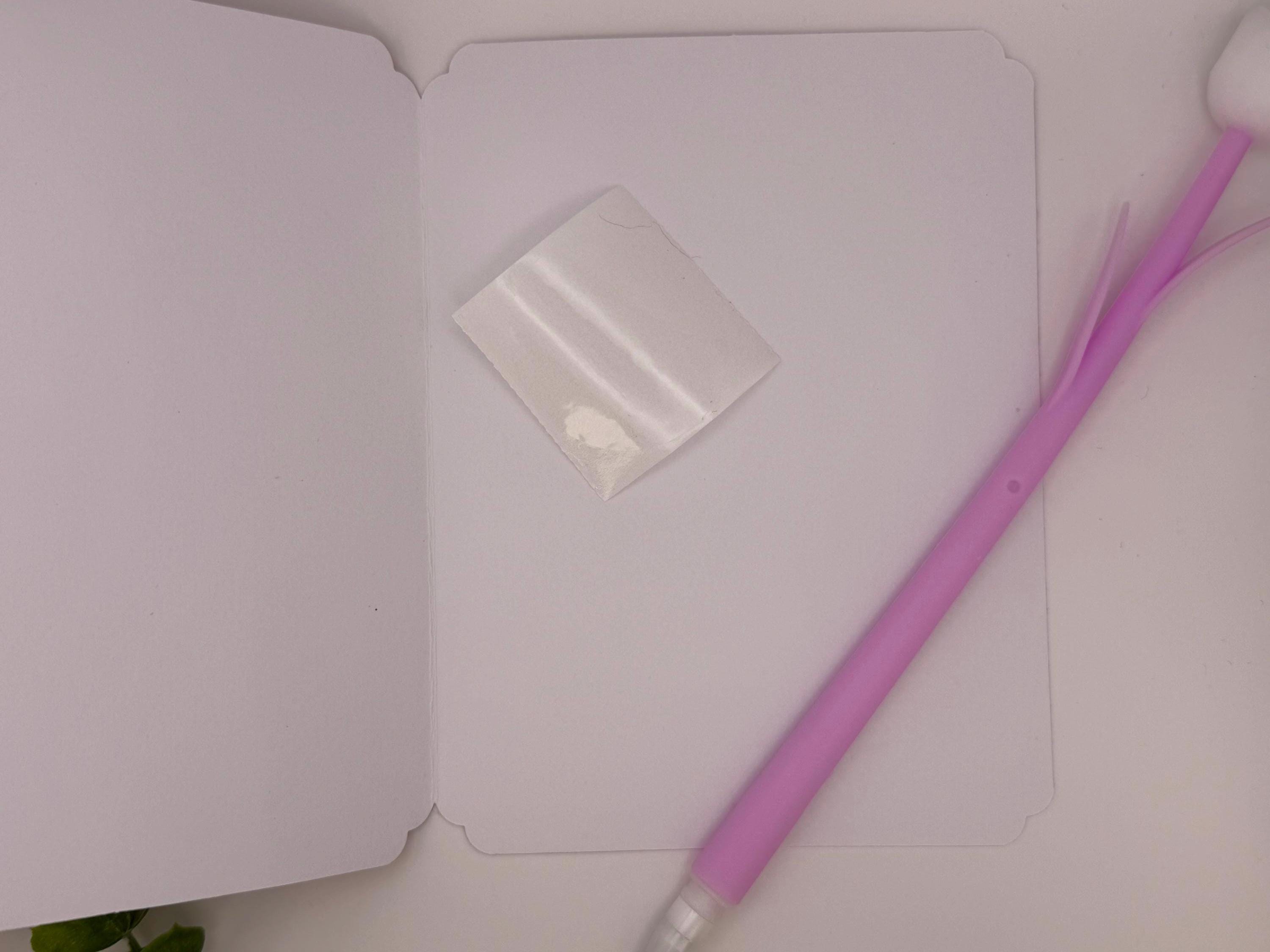 Baby Girl, Pink Bear | Handmade New Baby Greeting Card