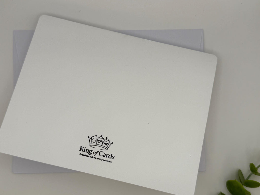 Merry & Bright Christmas Card | Handmade Shaker Holiday Card