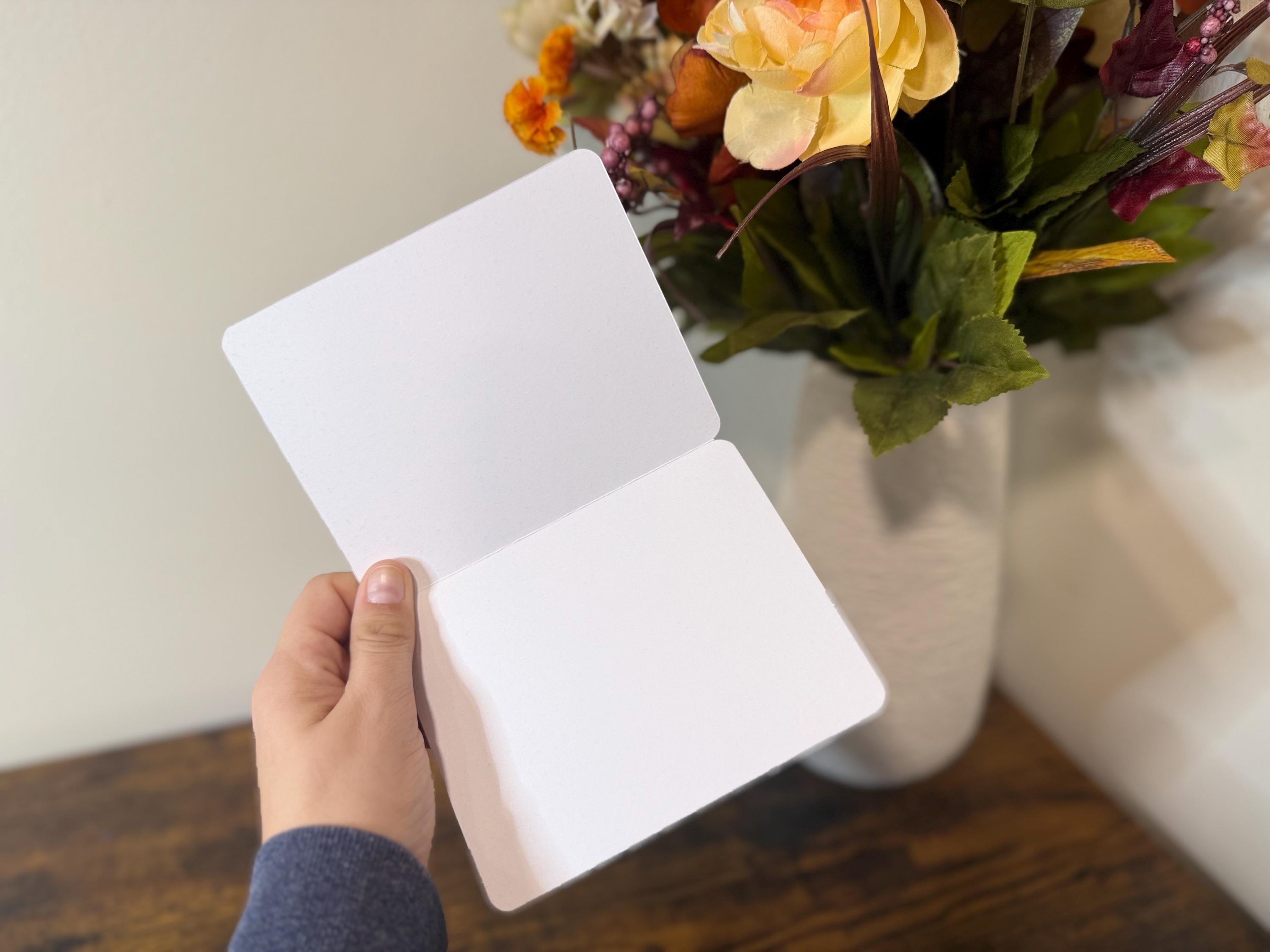 Handmade Green and Red Christmas Card Pack of 10