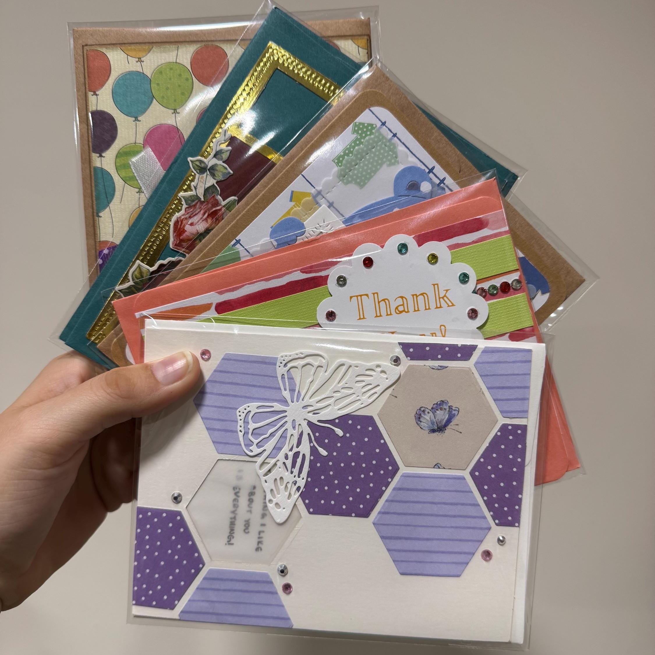 Handmade Mixed Occasion Greeting Cards | Set of 5