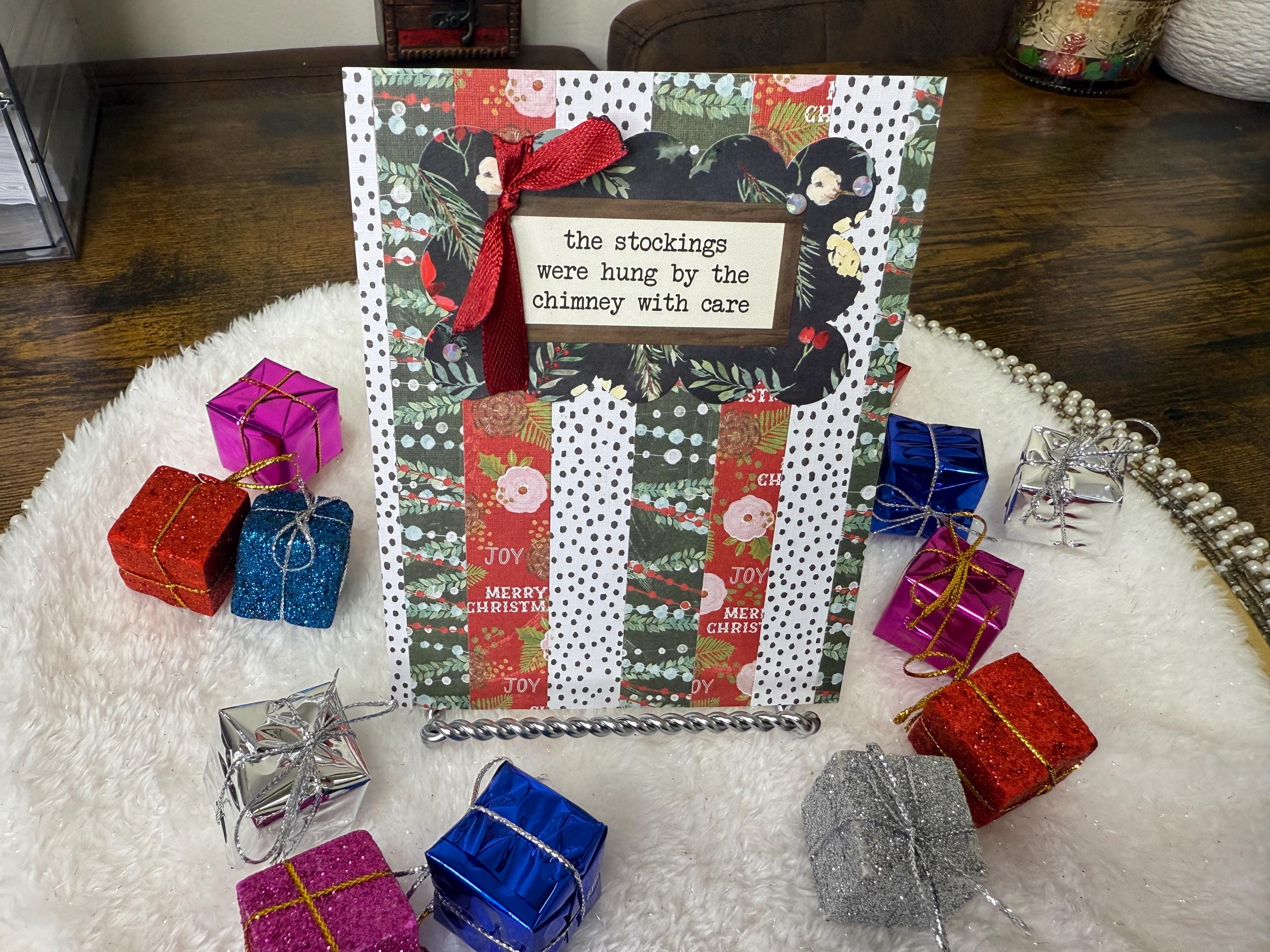 The Night Before Christmas Card | Handmade Stocking Holiday Greeting