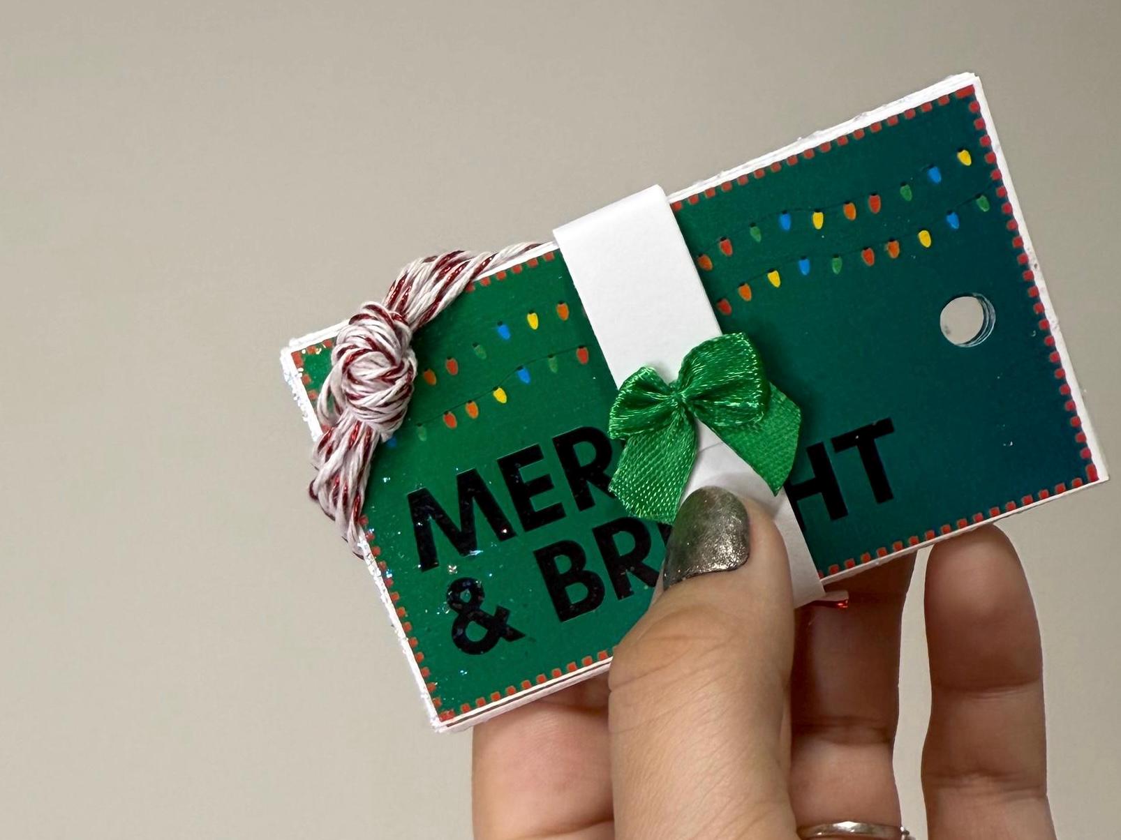 Green Christmas Gift Tag 10 Pack | 5 Styles of Handmade Holiday Labels