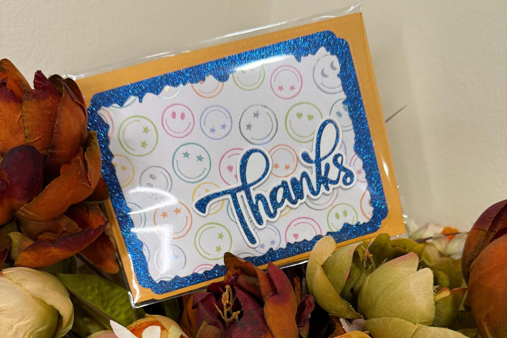 Handmade Glitter Appreciation Card – For Friend