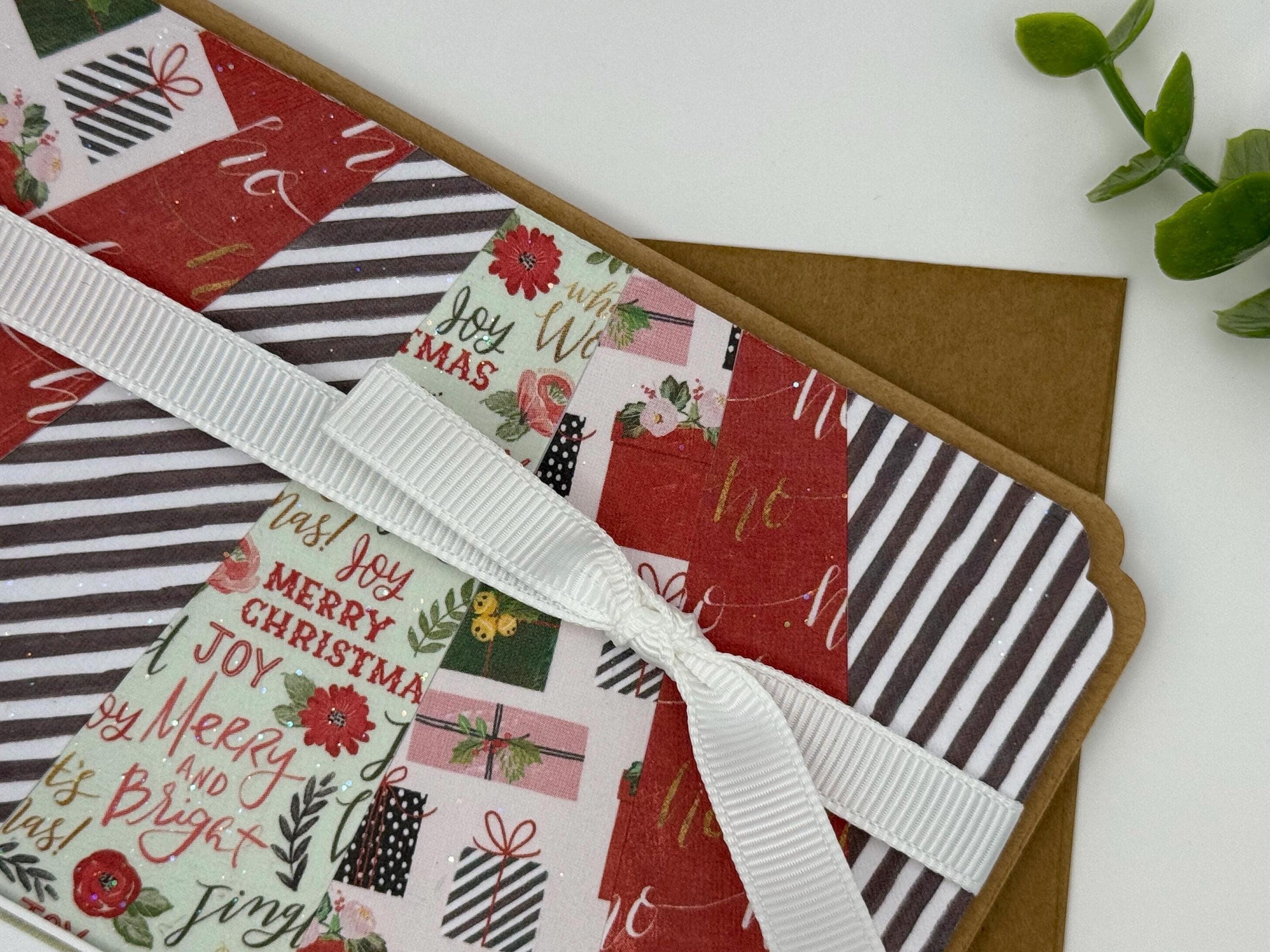 Thinking of You Christmas Card | Handmade Holiday Greeting Card