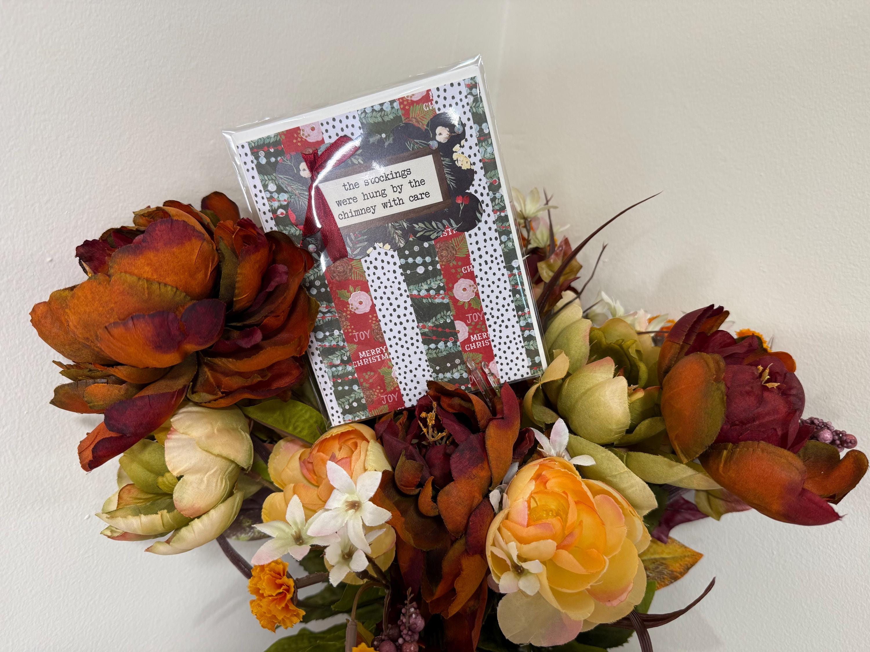 The Night Before Christmas Card | Handmade Stocking Holiday Greeting