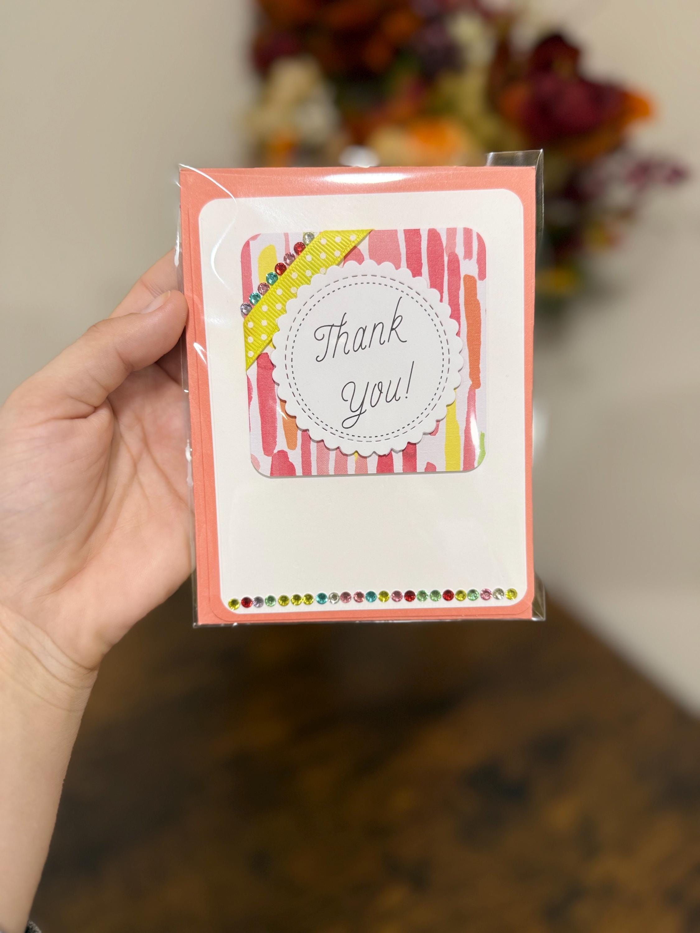 Rainbow Thank You Cards | Set of 5 Handmade Cards