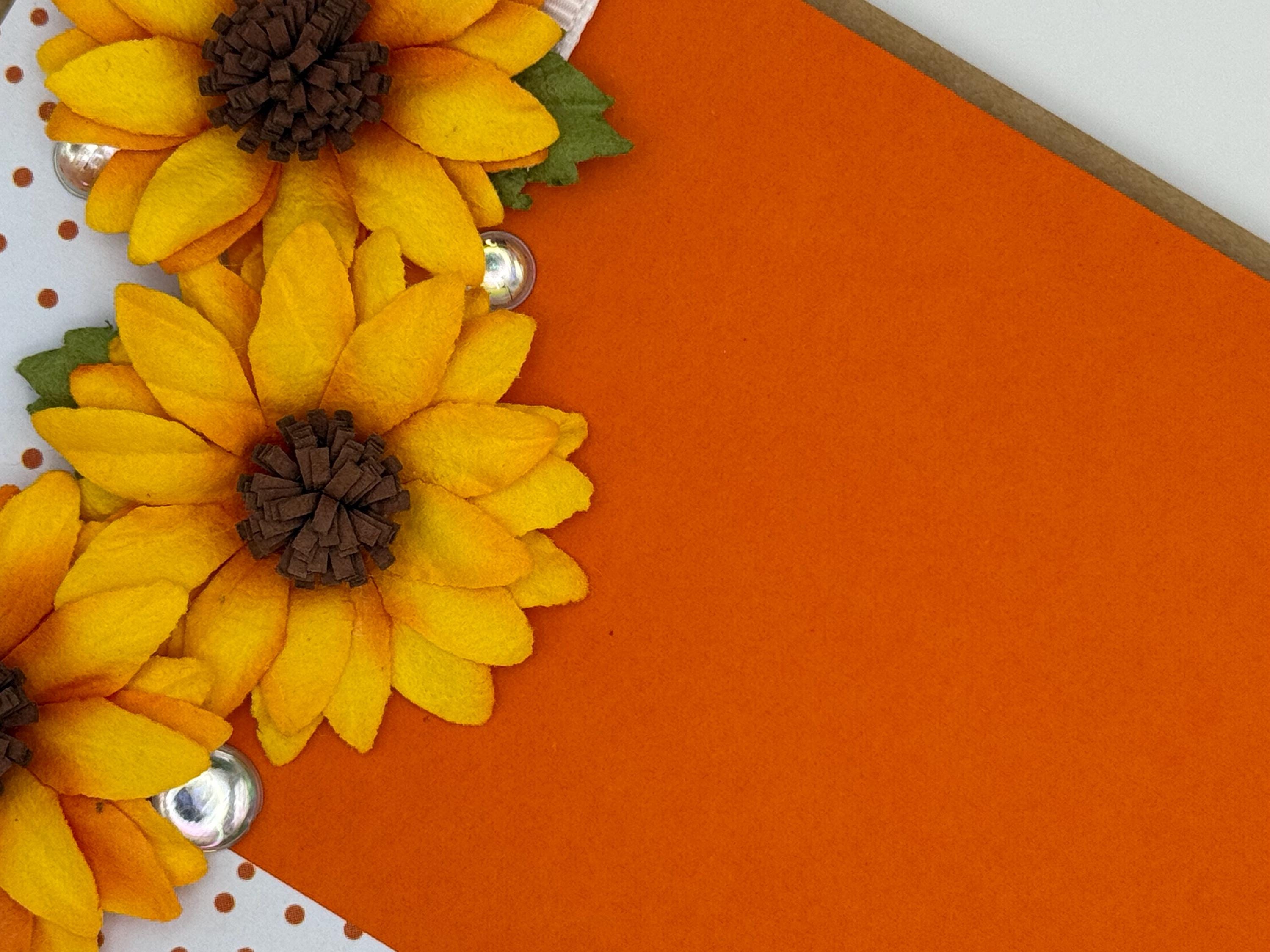 Thinking of You | Handmade Sunflower Greeting Card
