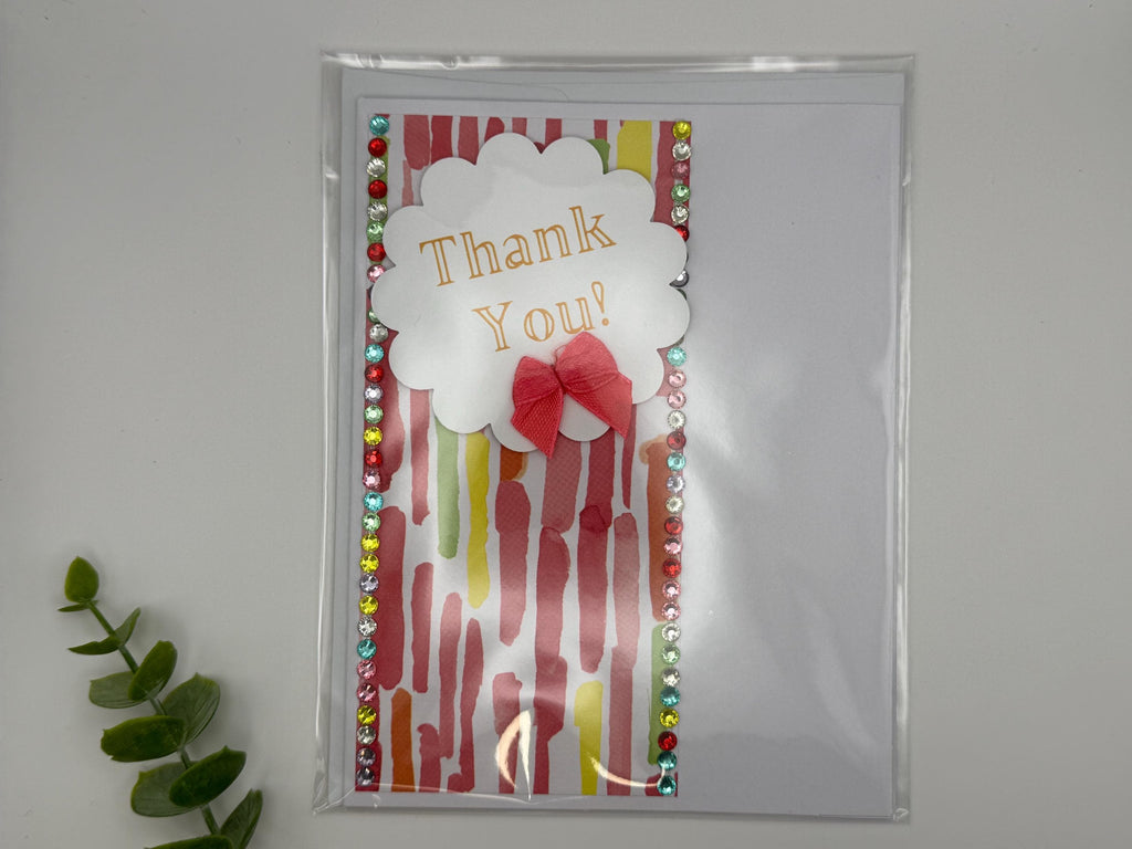Rainbow Thank You Cards | Set of 5 Handmade Cards