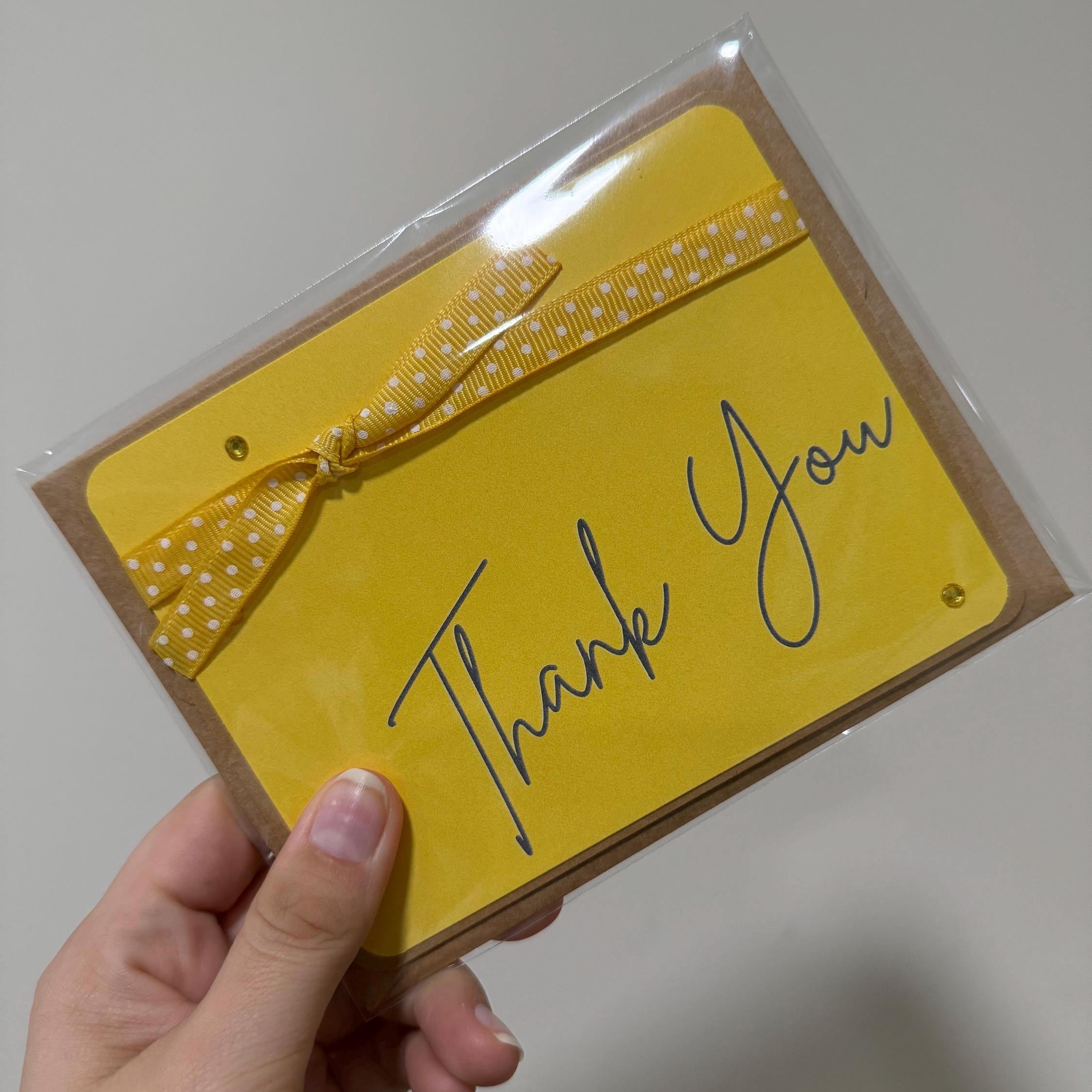 Rainbow Thank You Card Set | 6 Handmade Designs in Vibrant Colors