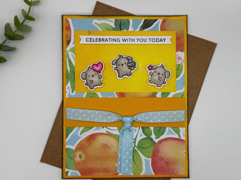 Handmade Celebration Card | Cute Dog Birthday Card