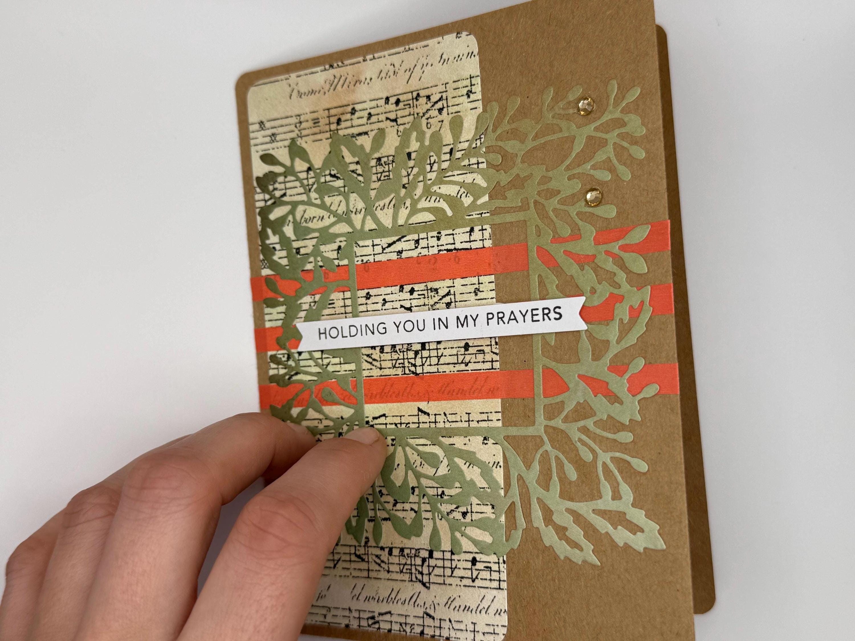 Holding You in My Prayers Greeting Card | Handmade Sympathy Note