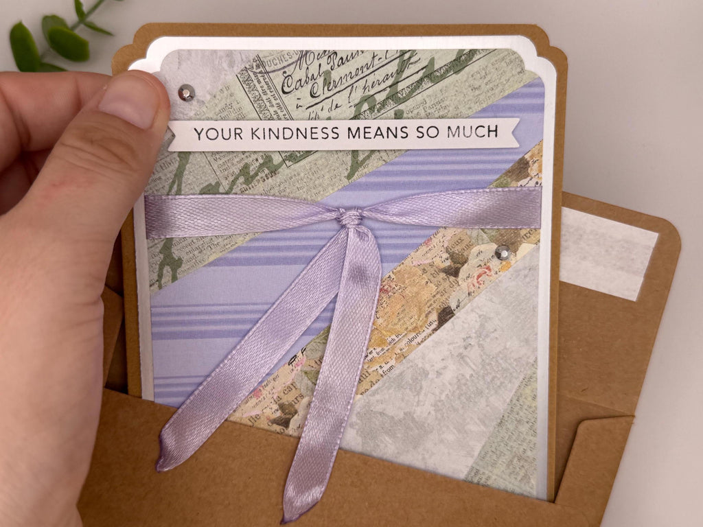 Your Kindness Means So Much | Handmade Greeting Card