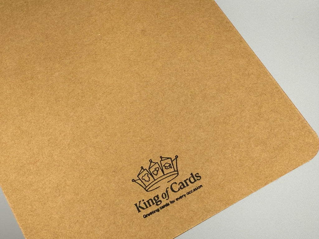 Thank You Card | Handmade with Bird Pattern