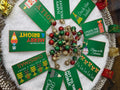 Green Printable Christmas Gift Tags | Digital Download PDF