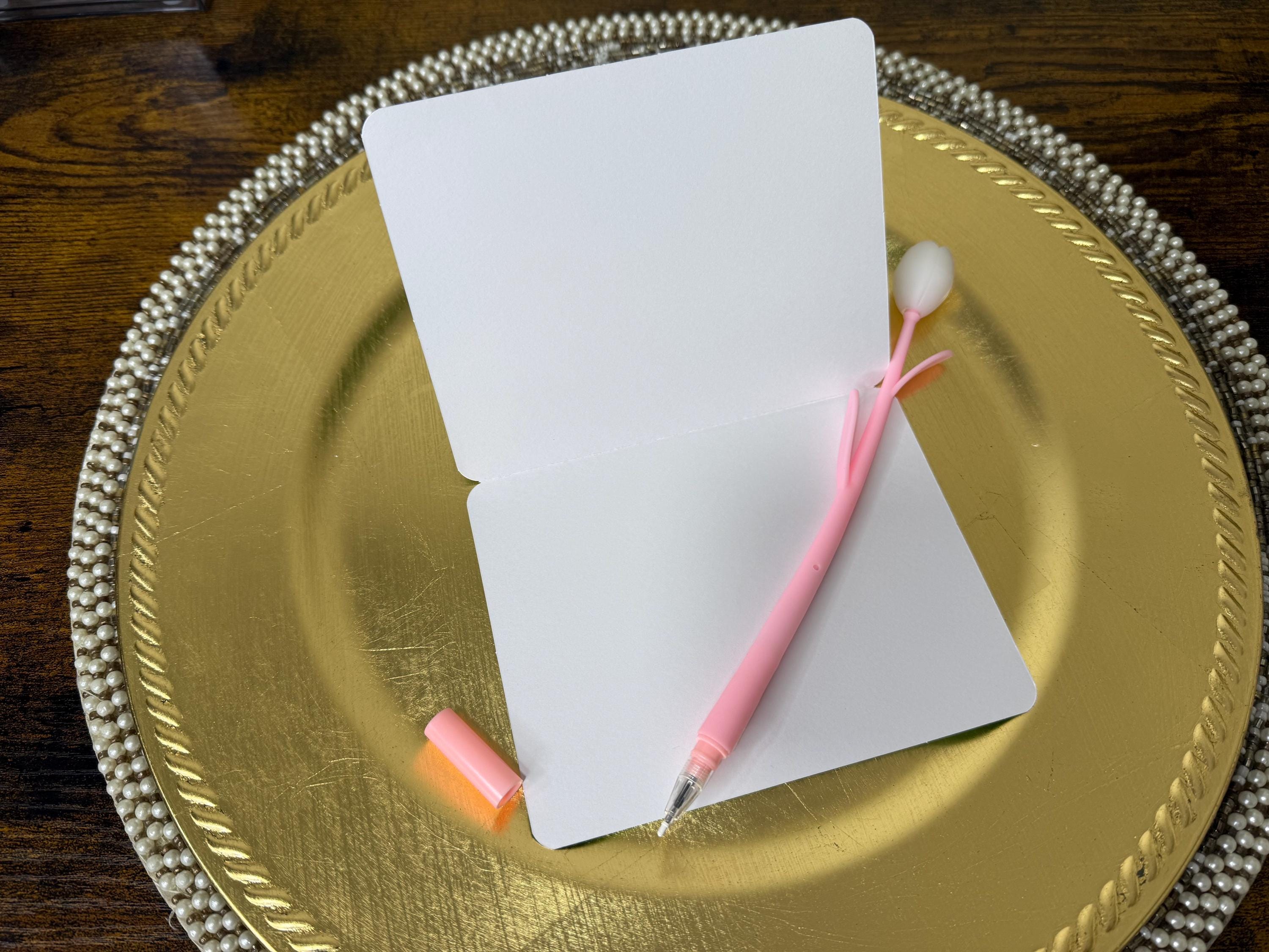 Handmade Thank You Card | Colorful Stripes, Yellow Bow