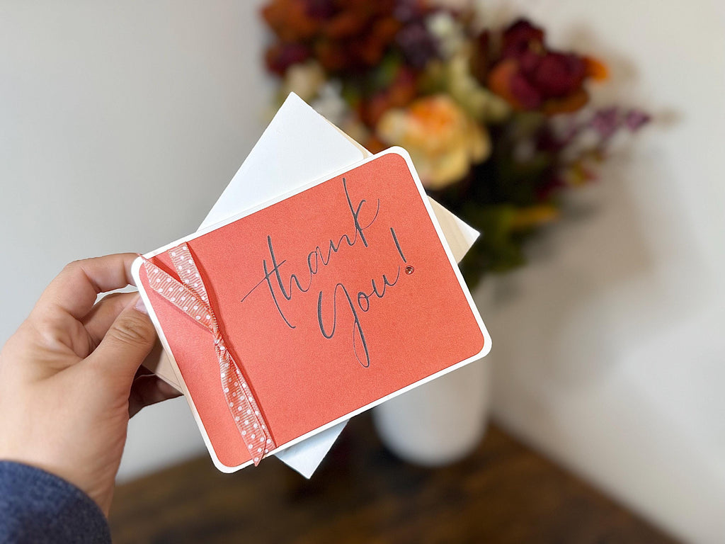 Handmade Thank You Cards | Primary Color Set of 3