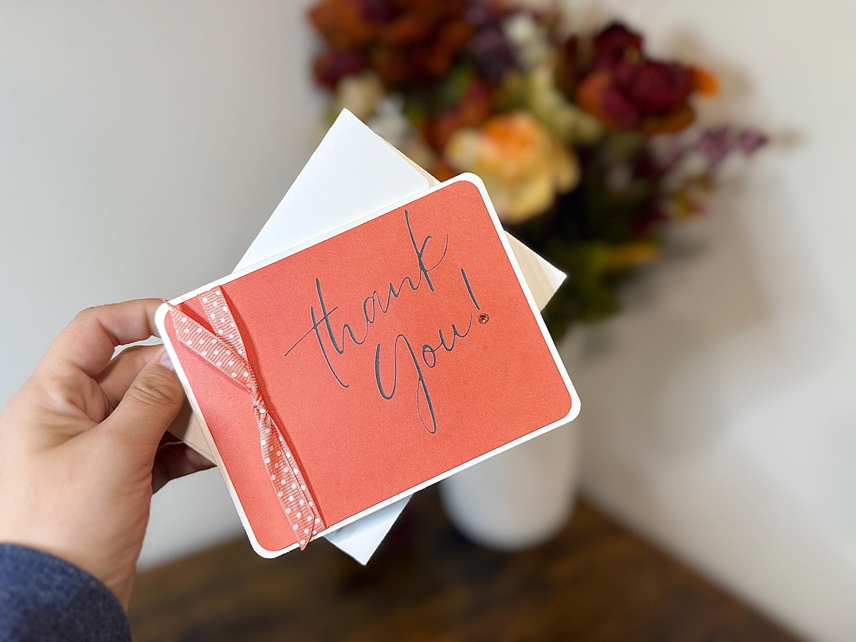 Handmade Thank You Cards | Primary Color Set of 3