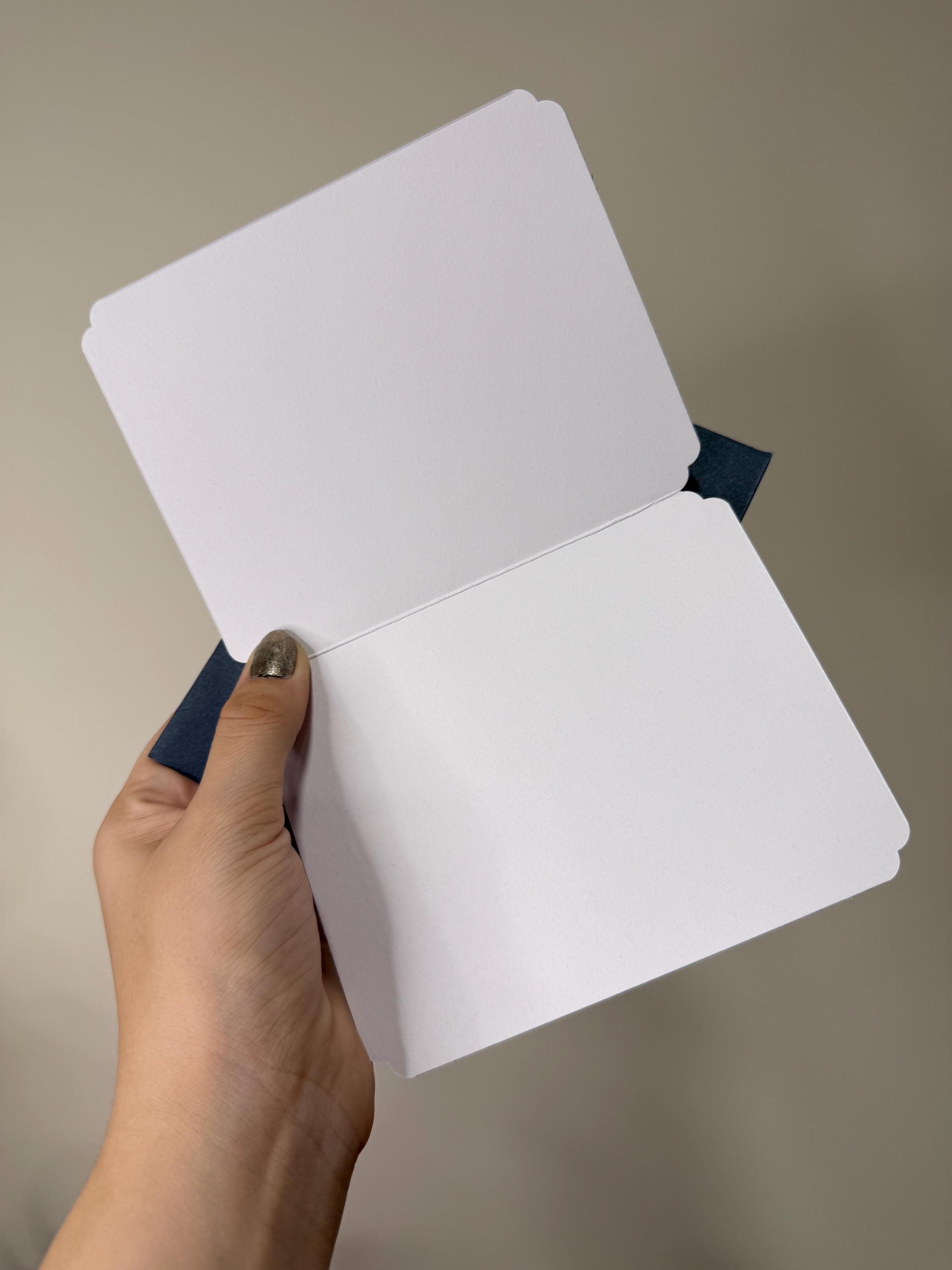 Handmade Glitter Thank You Card – For Him