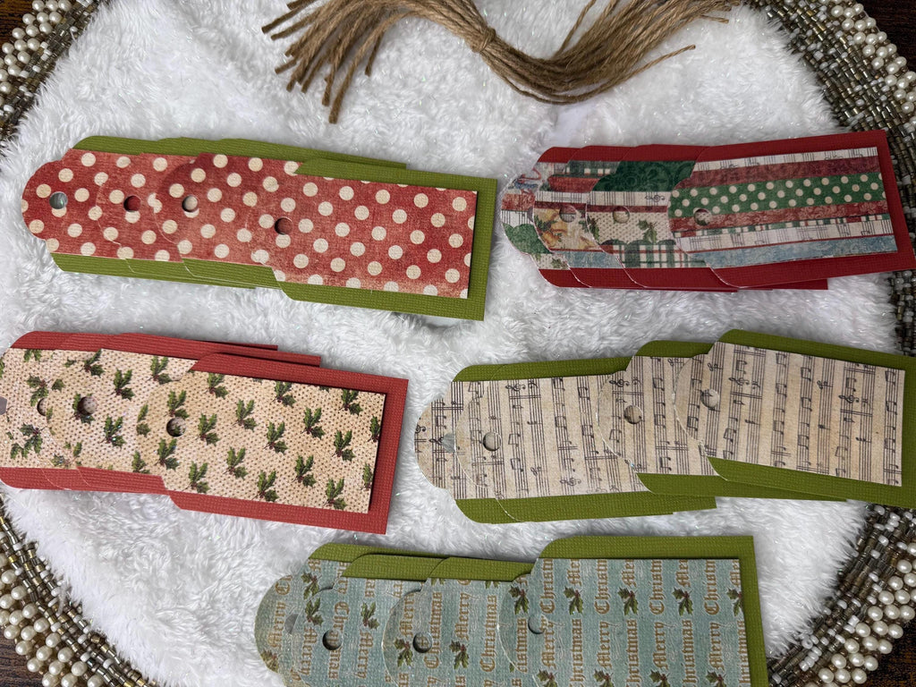 Classic Christmas Gift Tag 20 Pack | Handmade  Holiday Labels