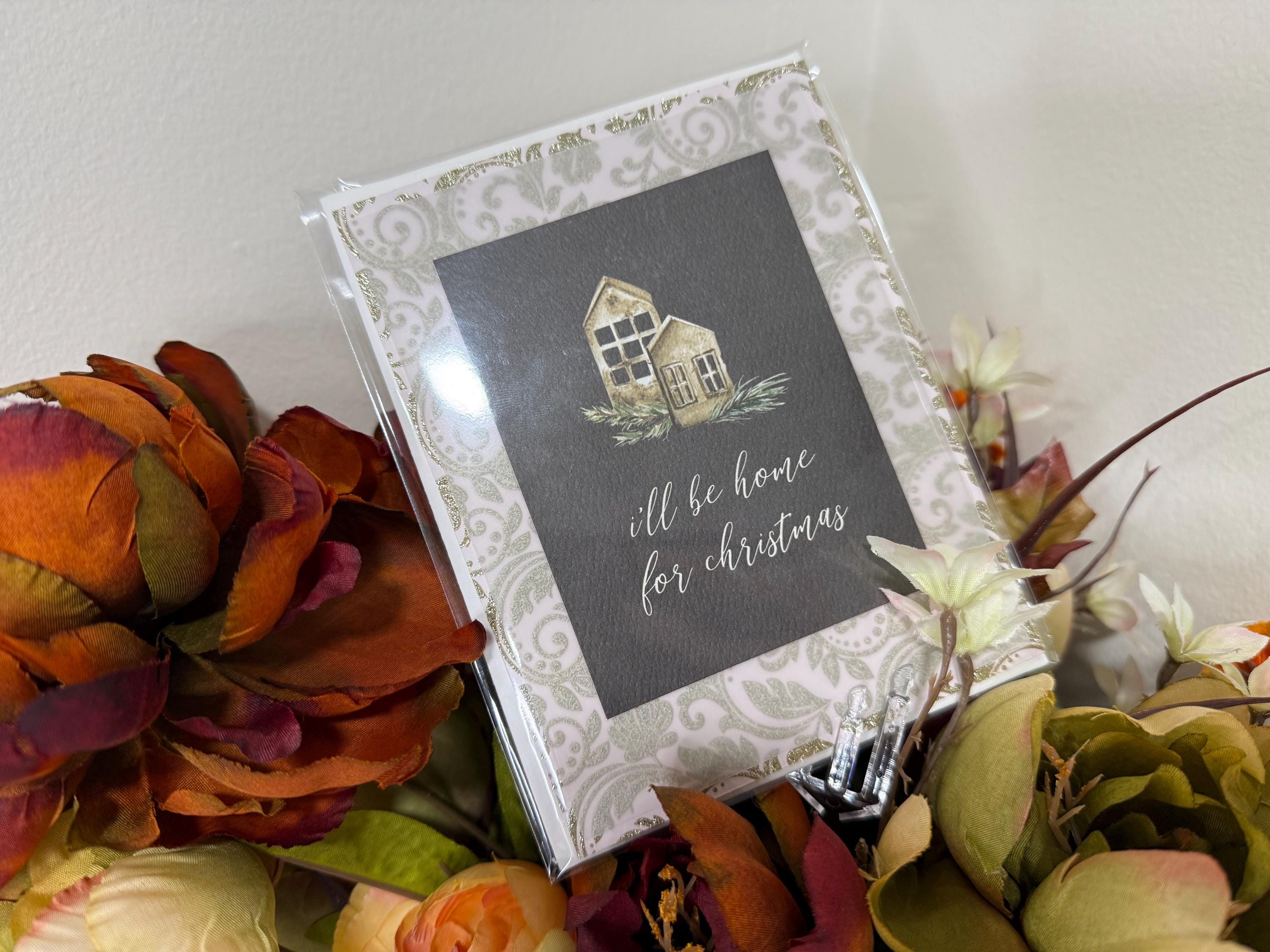 I'll Be Home For Christmas Card | Handmade Greeting Card