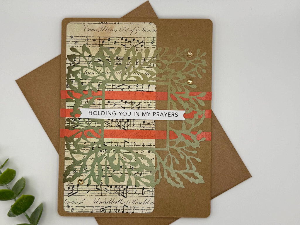 Holding You in My Prayers Greeting Card | Handmade Sympathy Note