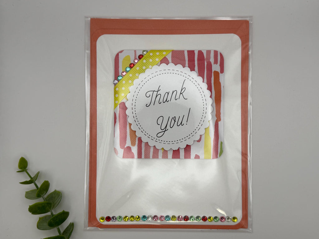 Rainbow Thank You Cards | Set of 5 Handmade Cards