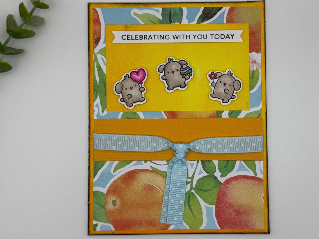 Handmade Celebration Card | Cute Dog Birthday Card