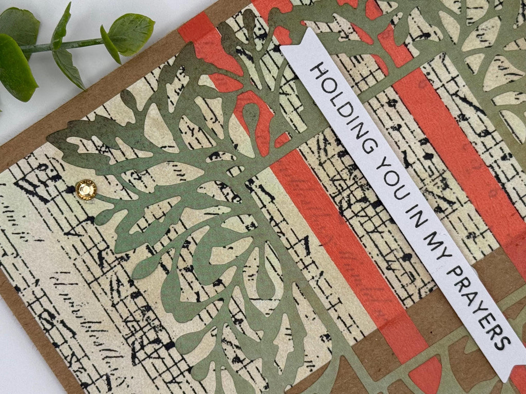 Holding You in My Prayers Greeting Card | Handmade Sympathy Note