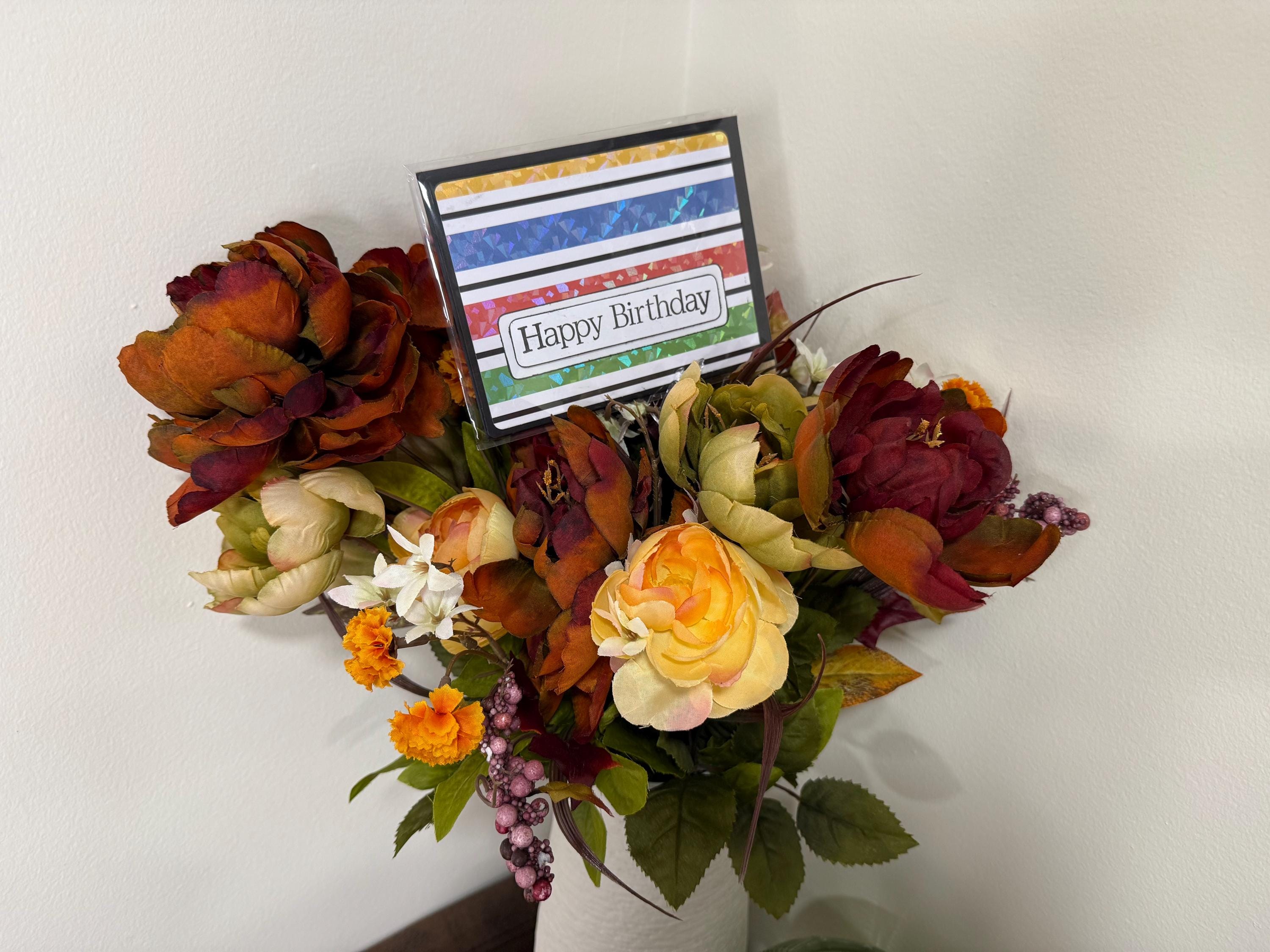 Holographic Happy Birthday Card | Handmade for Him Card