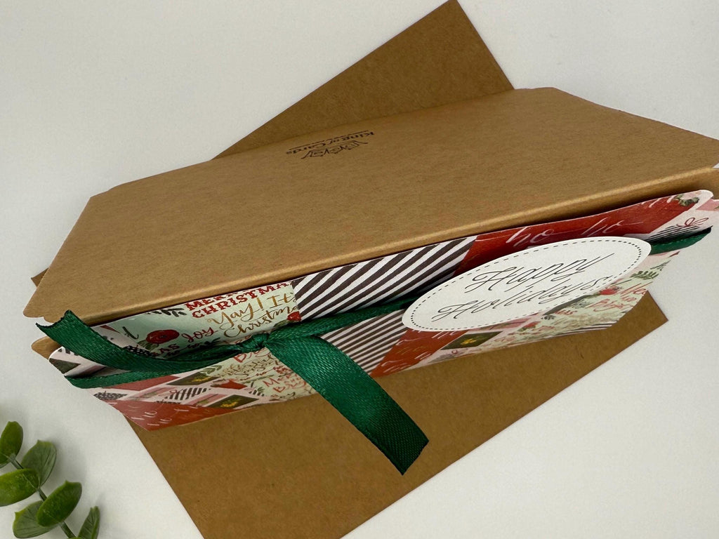 Happy Holidays Card | Handmade Patchwork Christmas Card