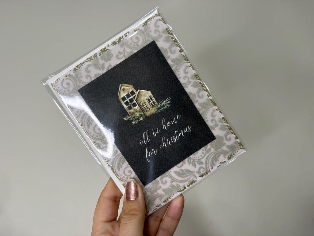 I'll Be Home For Christmas Card | Handmade Greeting Card