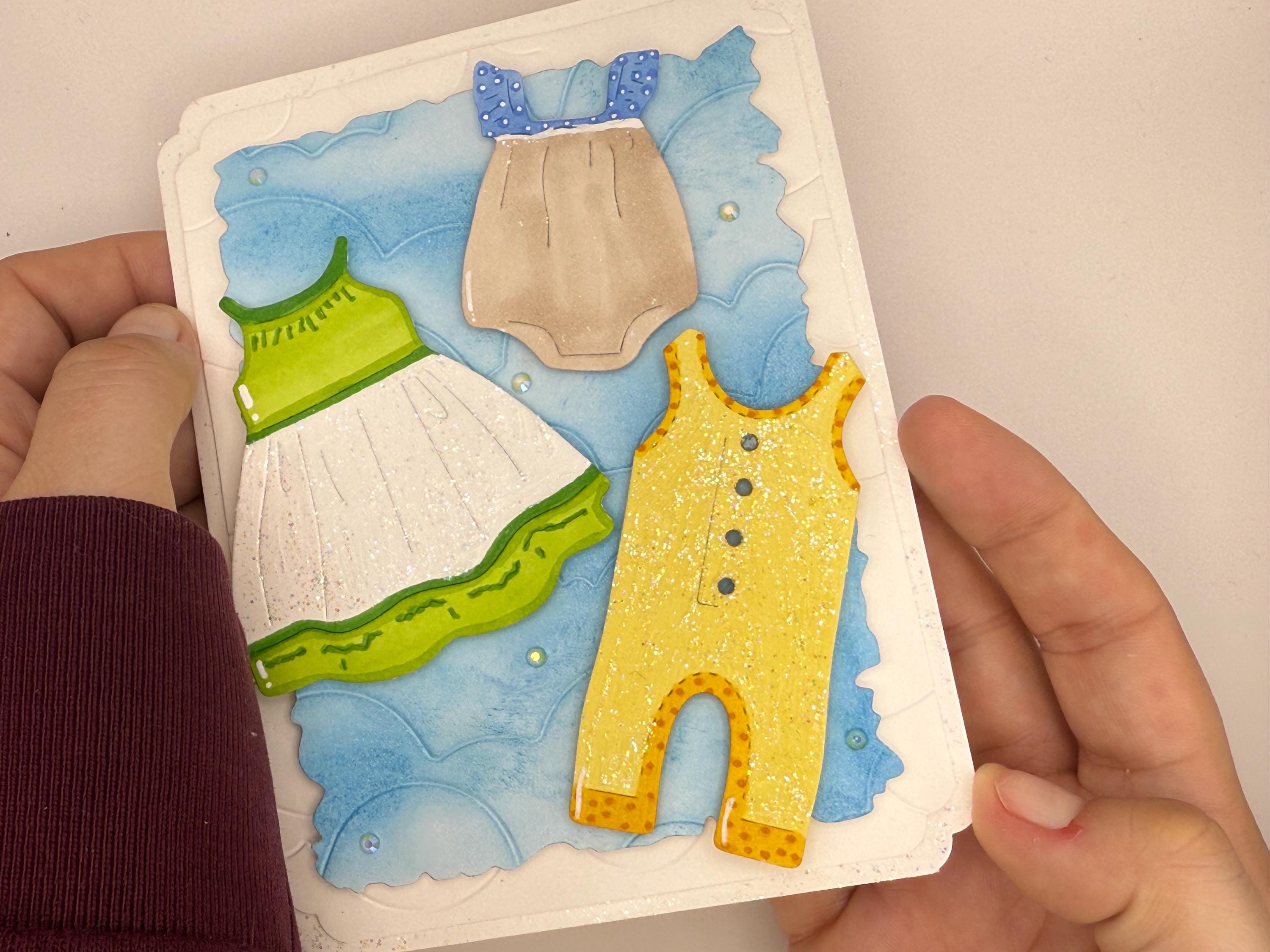 Your Laundry Just Got Cuter | Handmade New Baby Greeting Card