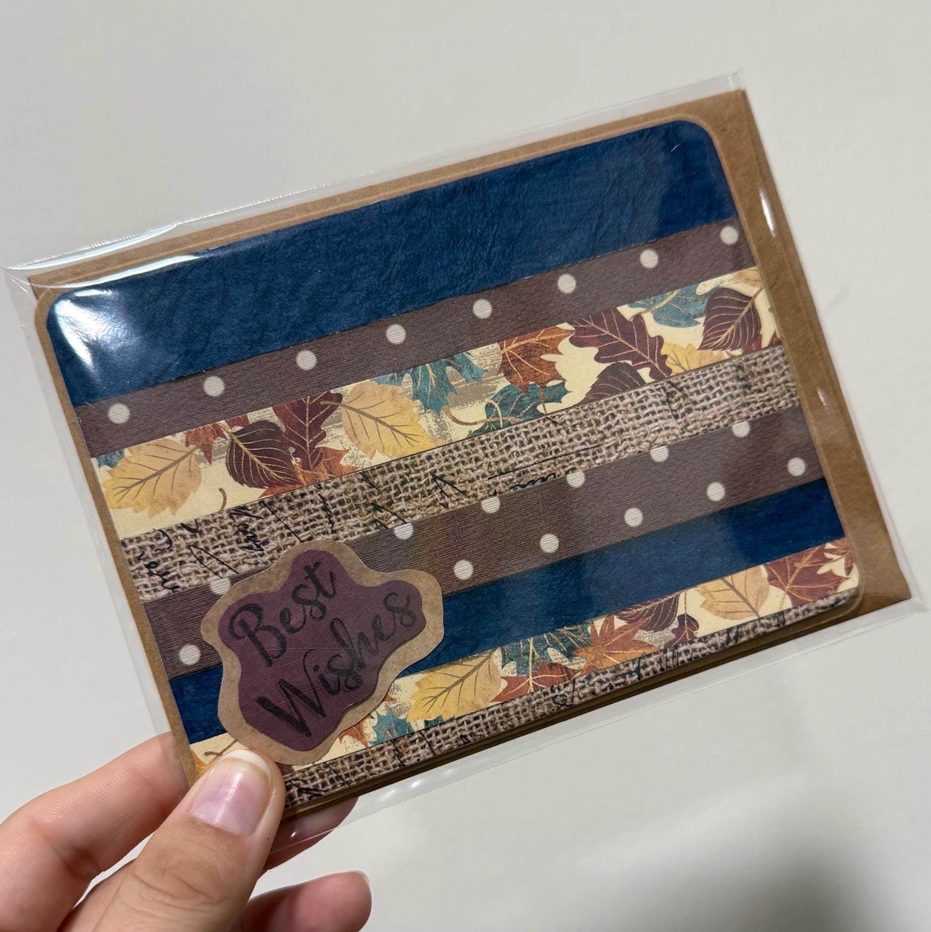 Handmade Greeting card set of 5 | Rustic Mixed Occasion Cards