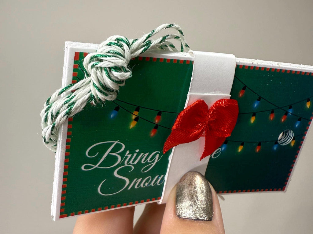 Green Christmas Gift Tag 10 Pack | 5 Styles of Handmade Holiday Labels