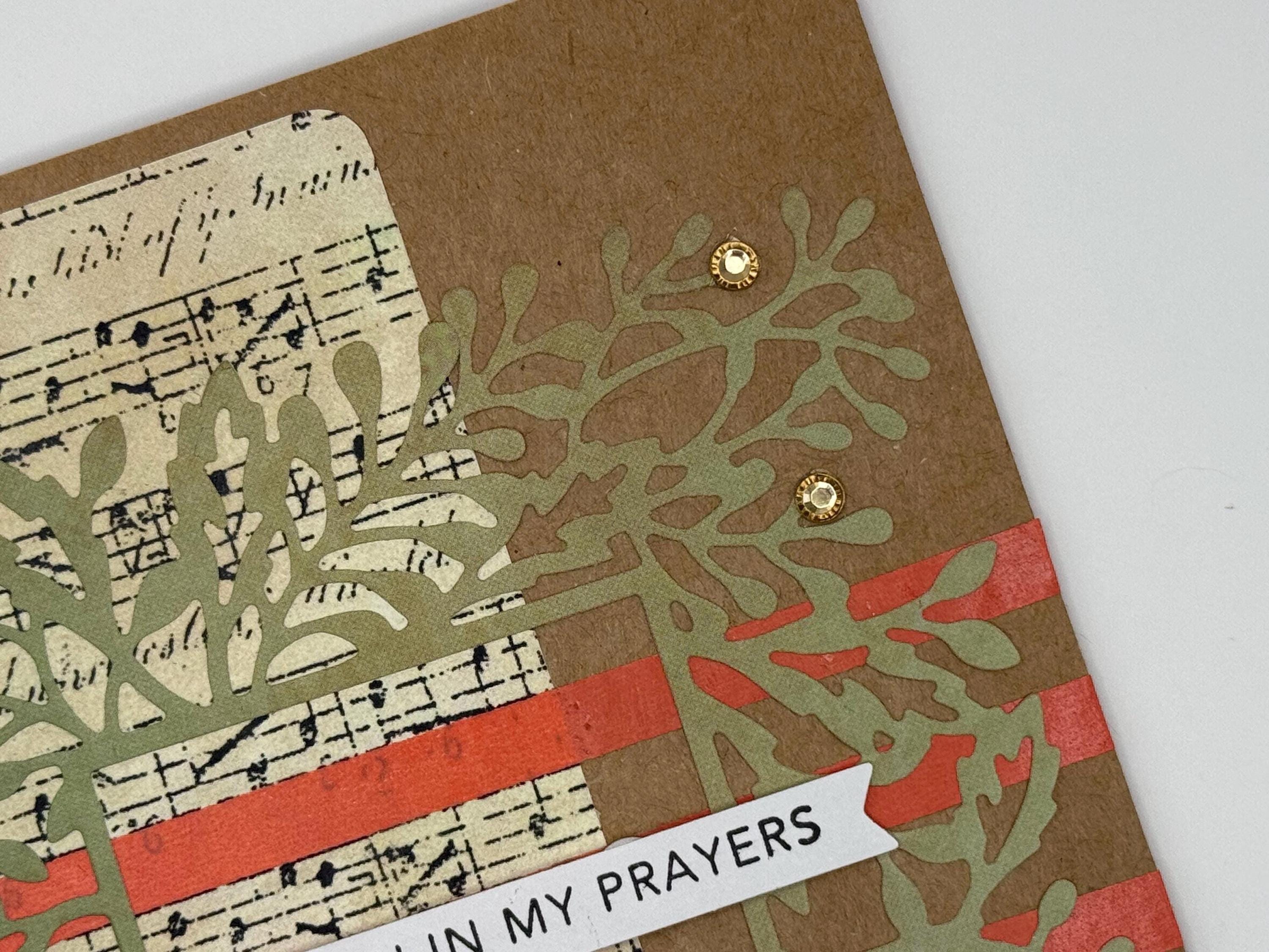 Holding You in My Prayers Greeting Card | Handmade Sympathy Note