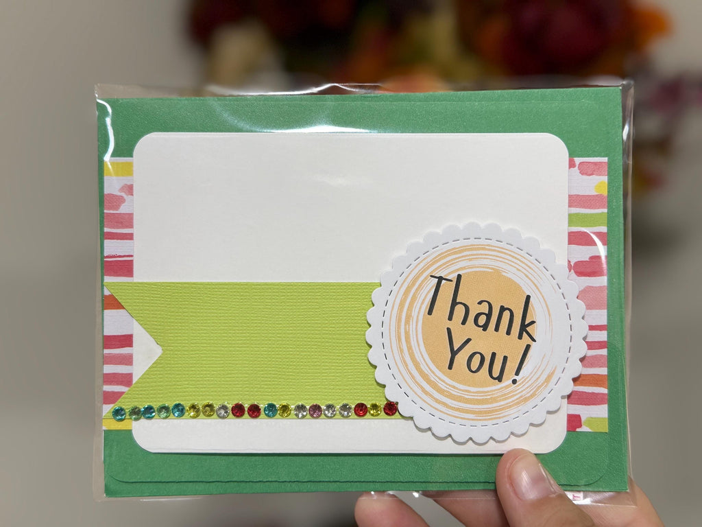 Rainbow Thank You Cards | Set of 5 Handmade Cards