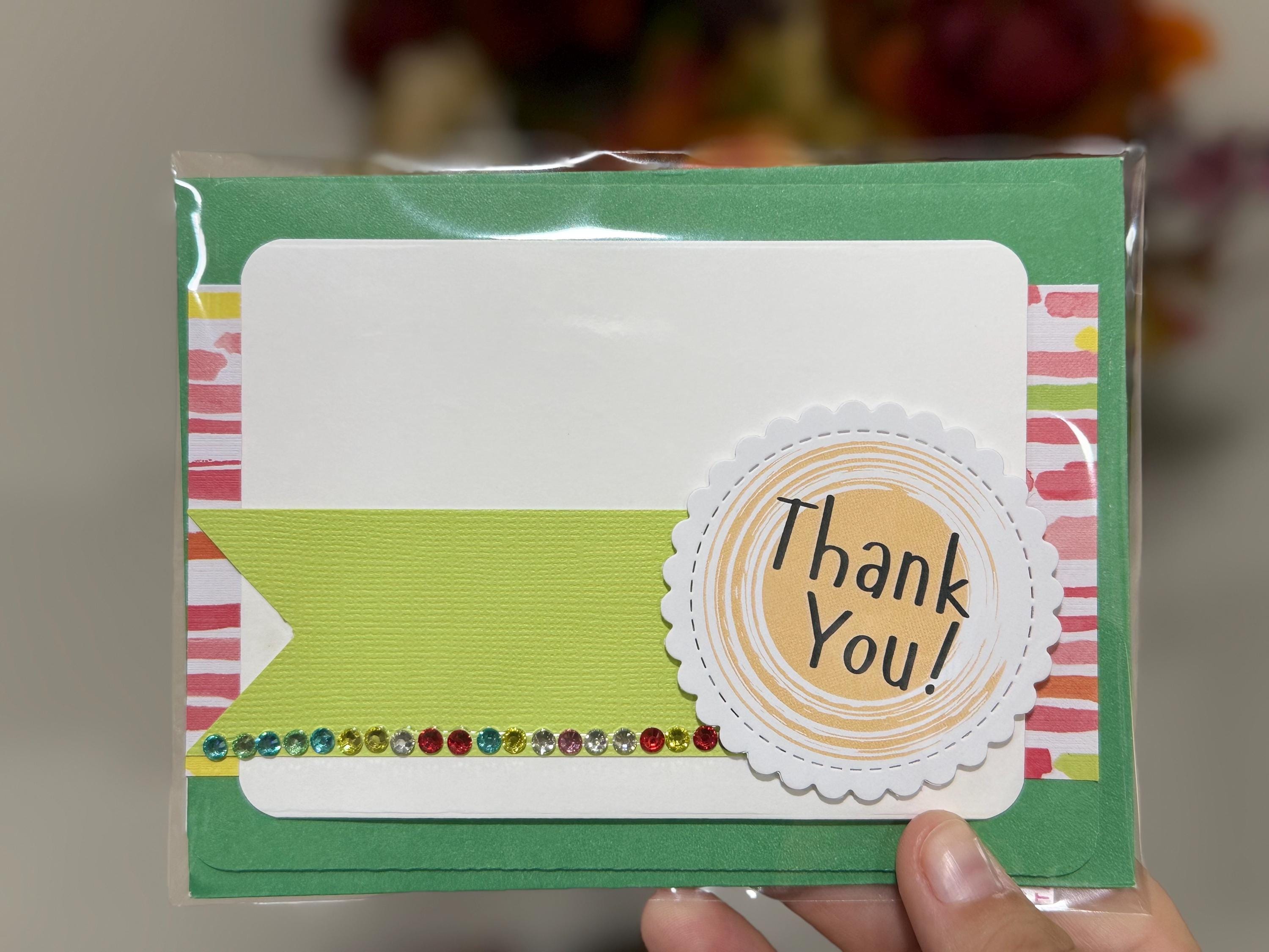 Rainbow Thank You Cards | Set of 5 Handmade Cards