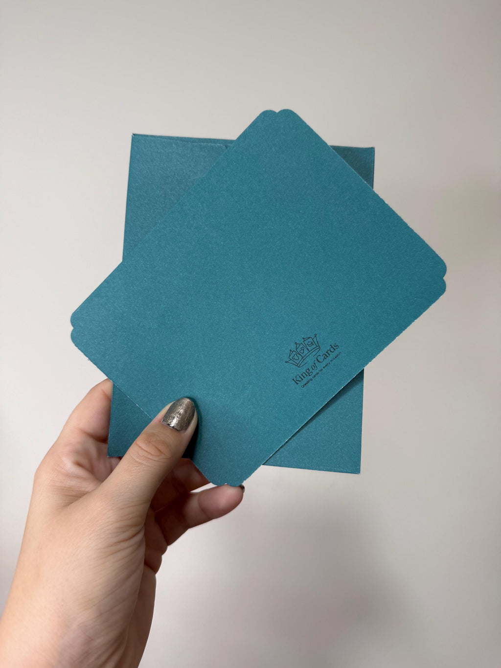 Handmade Glitter Thank You Card | For her