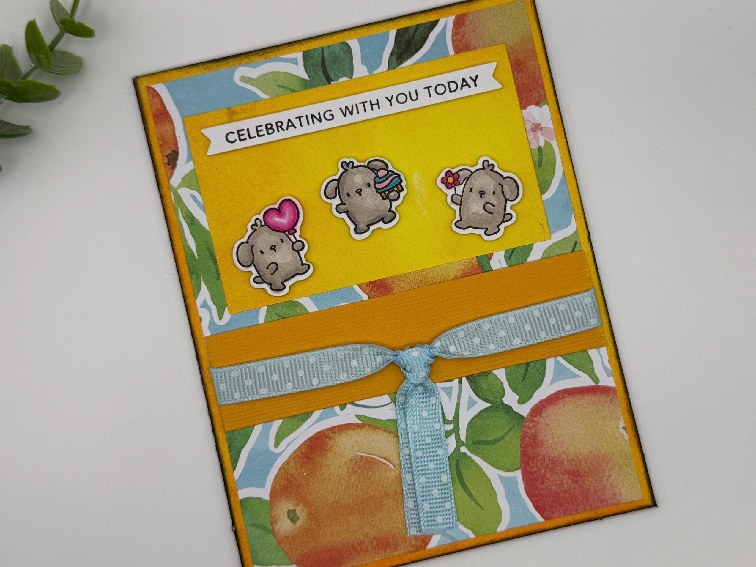 Handmade Celebration Card | Cute Dog Birthday Card