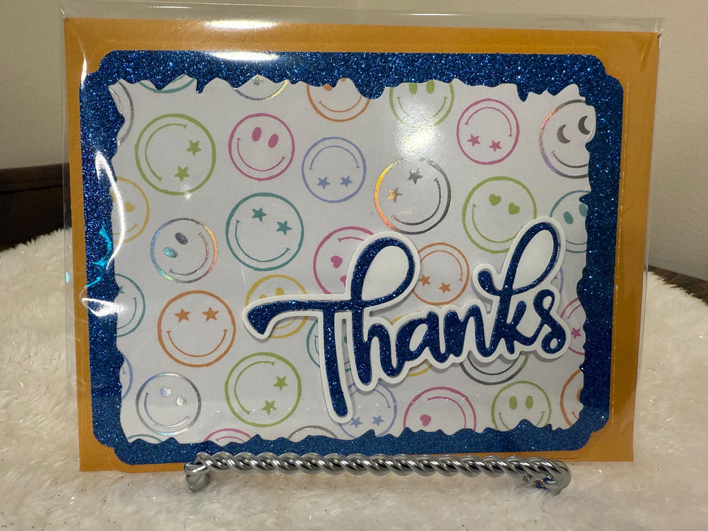 Handmade Glitter Appreciation Card – For Friend