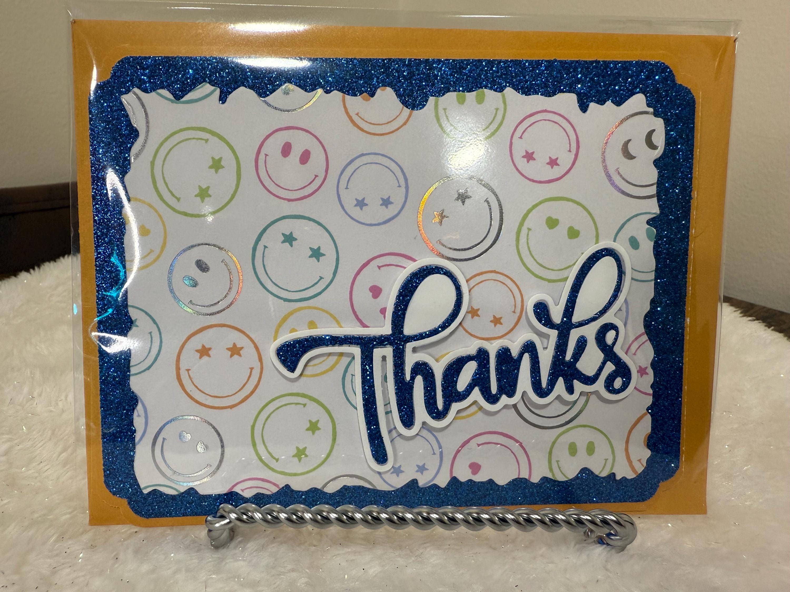 Handmade Glitter Appreciation Card – For Friend