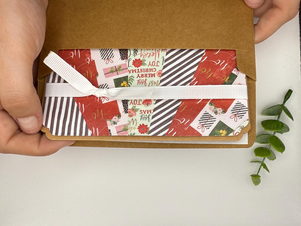 Thinking of You Christmas Card | Handmade Holiday Greeting Card