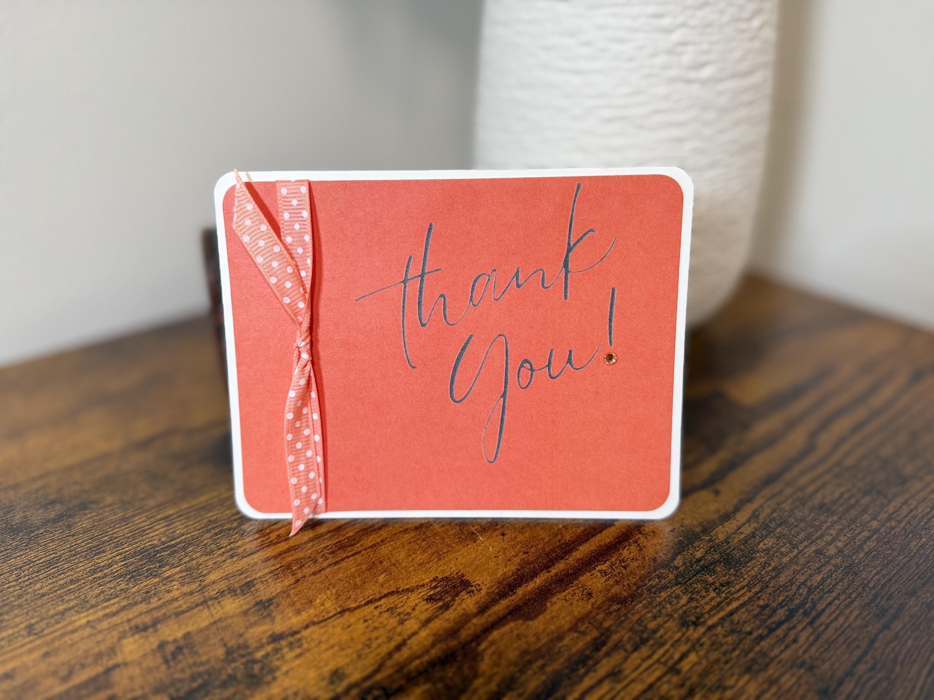 Handmade Thank You Cards | Primary Color Set of 3